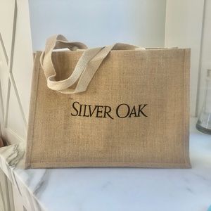 Silver Oak Winery burlap tote - NEW!